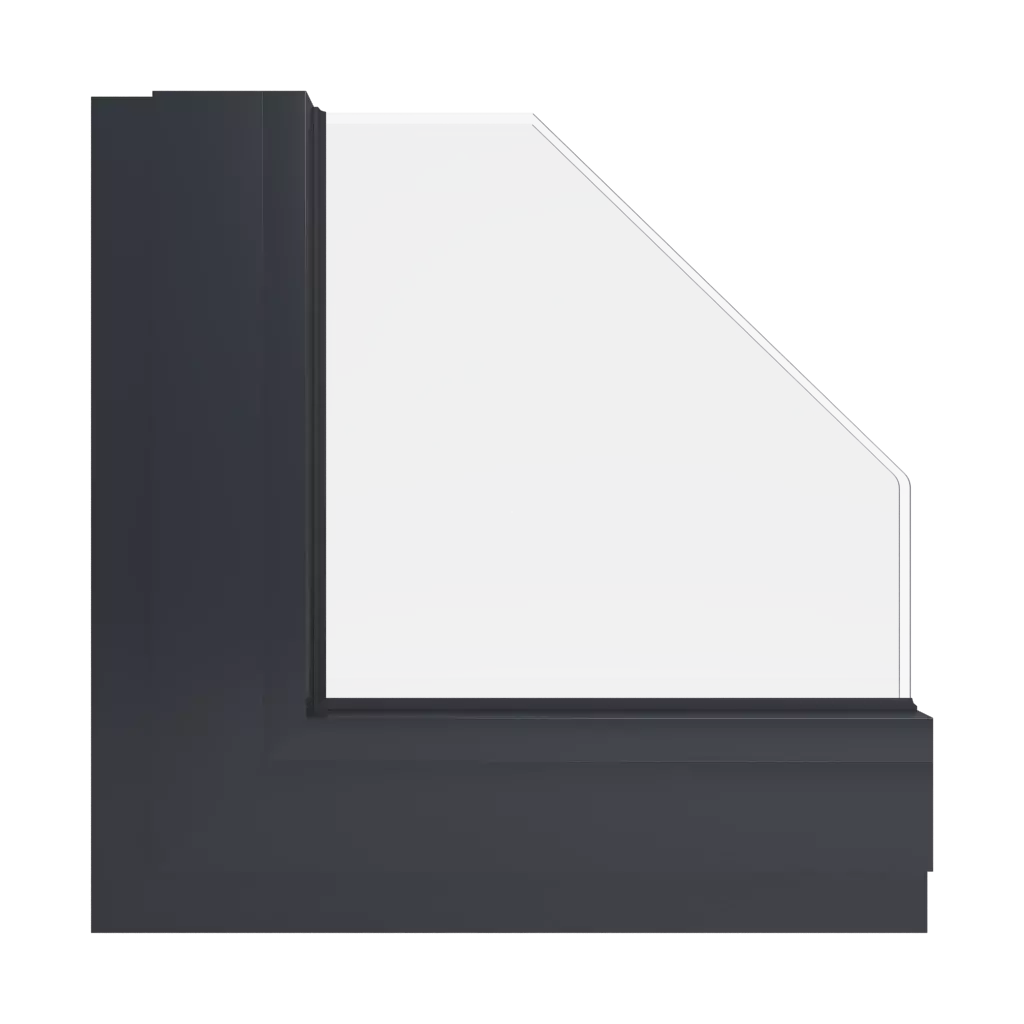 RAL 7021 szary czarny ✨ okna kolory aluminium-ral ral-7021 interior