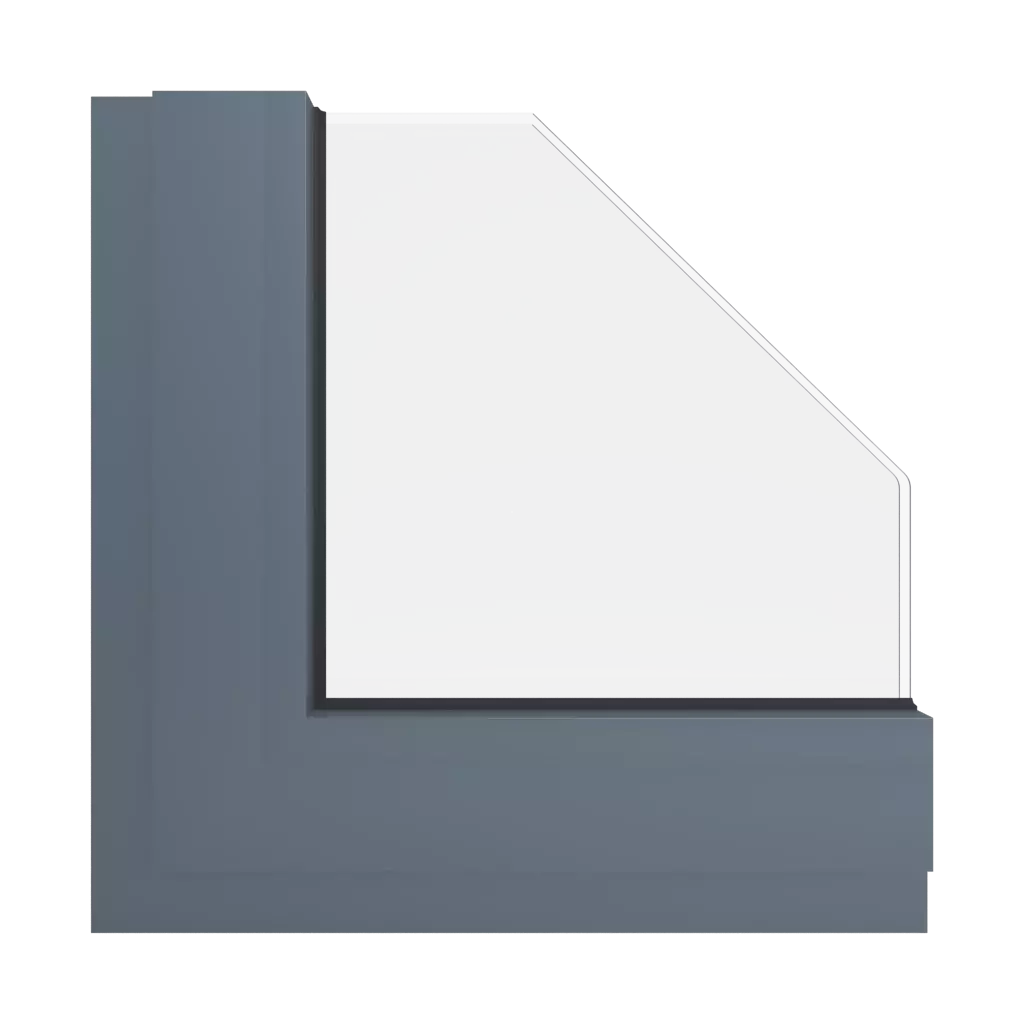 RAL 7031 stalowy średni okna kolory aluminium-ral ral-7031 interior
