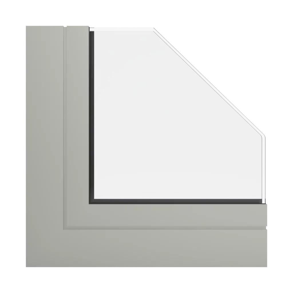 RAL 7032 szary beżowy okna kolory aliplast 