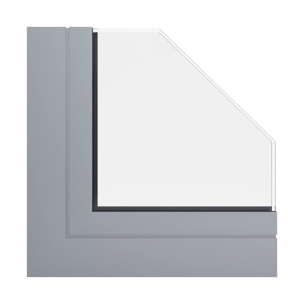 RAL 7040 popielaty pirytowy produkty okna-aluminiowe    