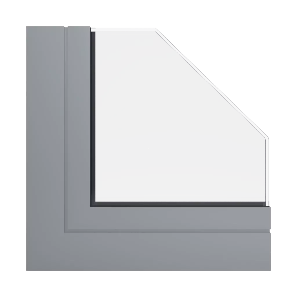 RAL 7042 szary drogowy A okna profile-okienne aluprof mb-77-hs
