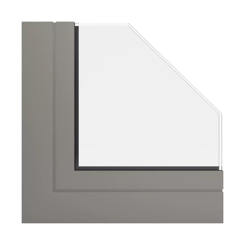 RAL 7048 perłowy mysi okna profile-okienne aluprof mb-77-hs