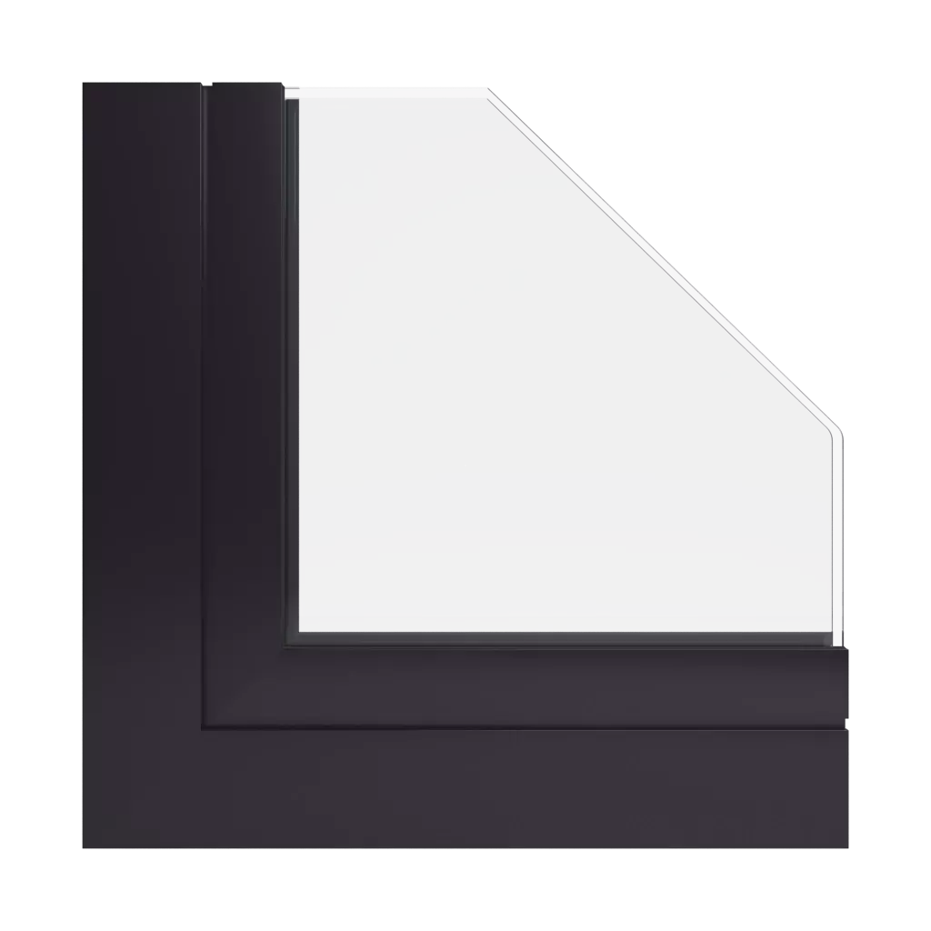 RAL 8022 brązowy czarny okna profile-okienne aliplast mc-glass