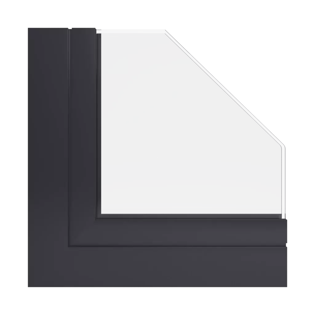 RAL 9004 czarny sygnałowy okna kolory aliplast 
