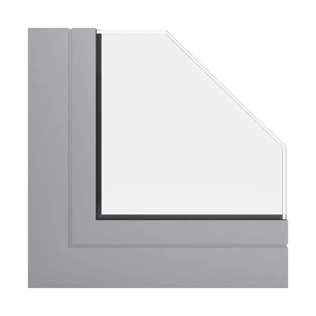 RAL 9006 białe aluminium okna profile-okienne aliplast max-light-modern