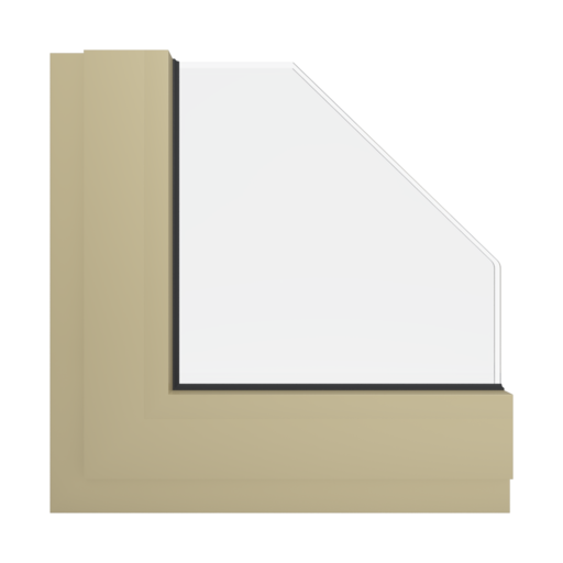Okna Kolory Aluminium RAL 1000 beżowo-zielony Wewnętrzny