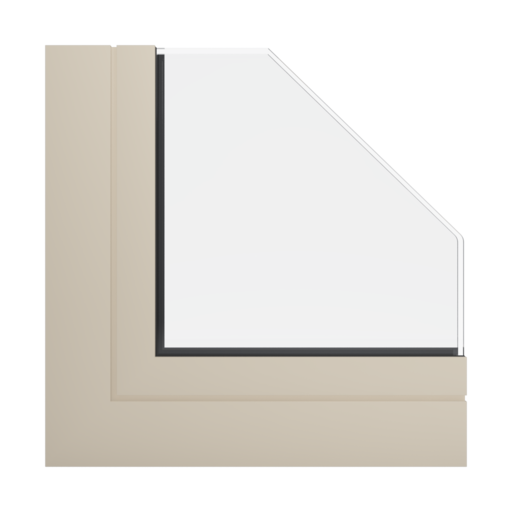 RAL 1015 kremowo-beżowy okna profile aluprof mb-77-hs