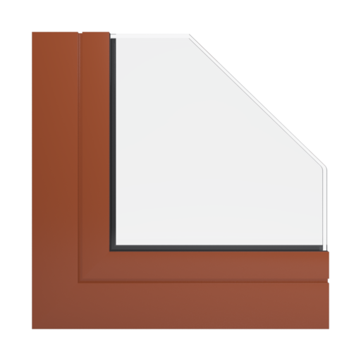 RAL 2013 perłowy pomarańczowy okna profile aliplast genesis-75