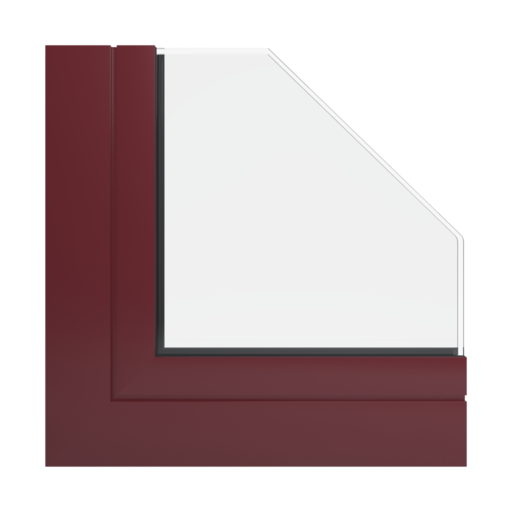 RAL 3005 bordowy średni okna profile-okienne aluprof mb-77-hs