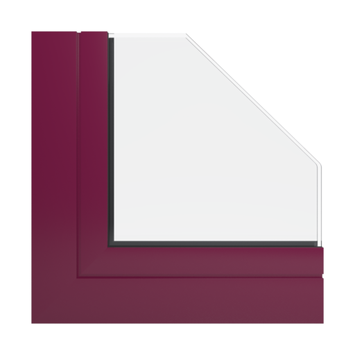 RAL 4004 buraczkowy okna profile aliplast genesis-75