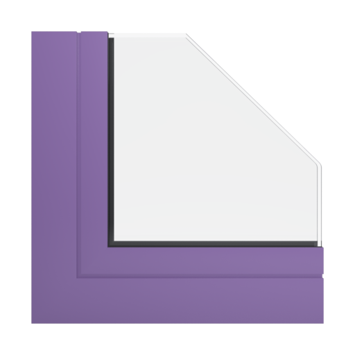 RAL 4005 niebieski liliowy okna profile aliplast genesis-75