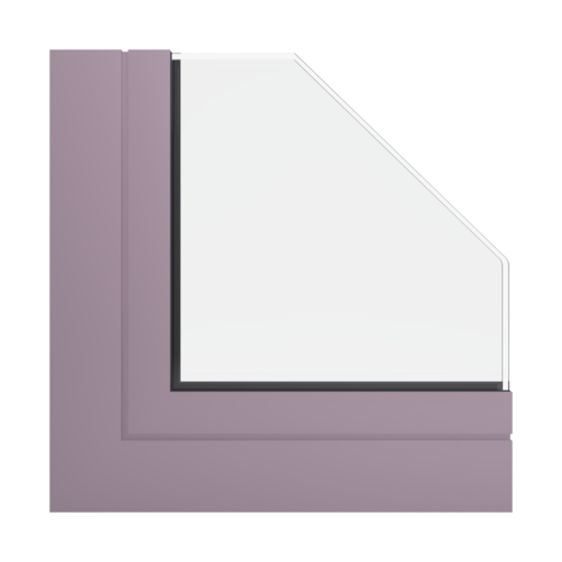 RAL 4009 fioletowy pastelowy okna profile aliplast genesis-75