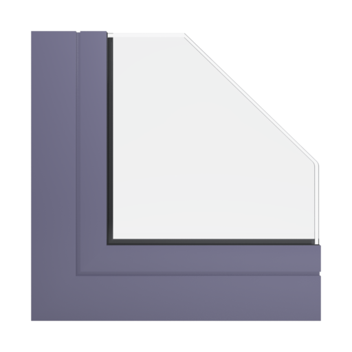 RAL 4012 perłowy jeżynowy okna profile aliplast genesis-75