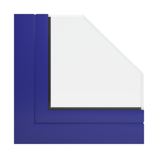 RAL 5002 ultramaryna okna profile aluprof mb-86-si