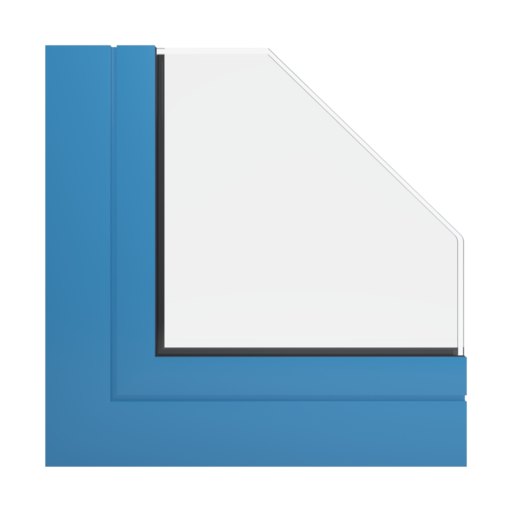 RAL 5012 niebieski lekki okna profile aluprof mb-77-hs