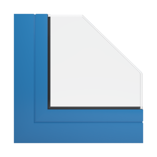 RAL 5015 niebieski średni okna profile aluprof mb-86-si