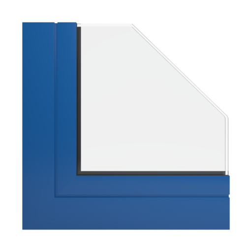 RAL 5017 niebieski morski okna profile aluprof mb-86-si