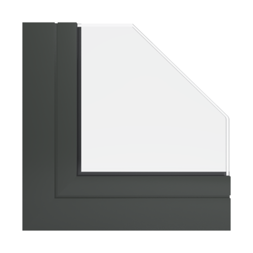 RAL 6015 ciemny oliwkowy okna profile aliplast genesis-75