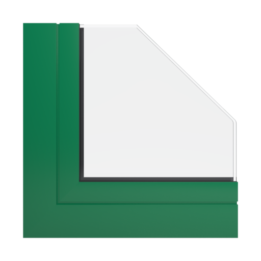 RAL 6029 zielony miętowy okna profile aluprof mb-86-si