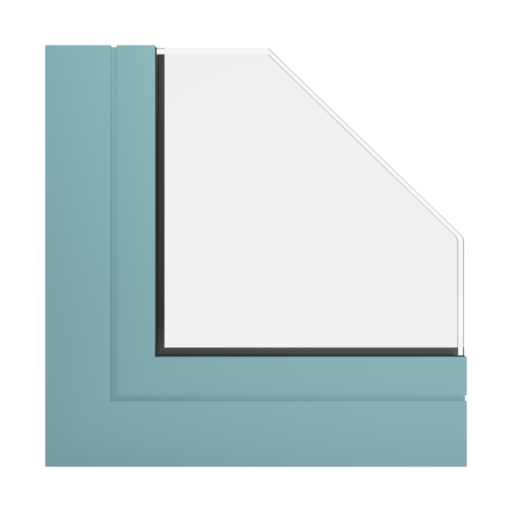 RAL 6034 turkusowy pastelowy okna profile aluprof mb-86-si