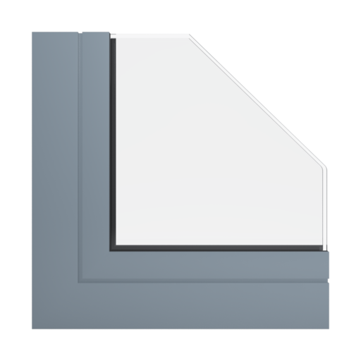 RAL 7000 szary popielaty okna profile-okienne aliplast genesis-75