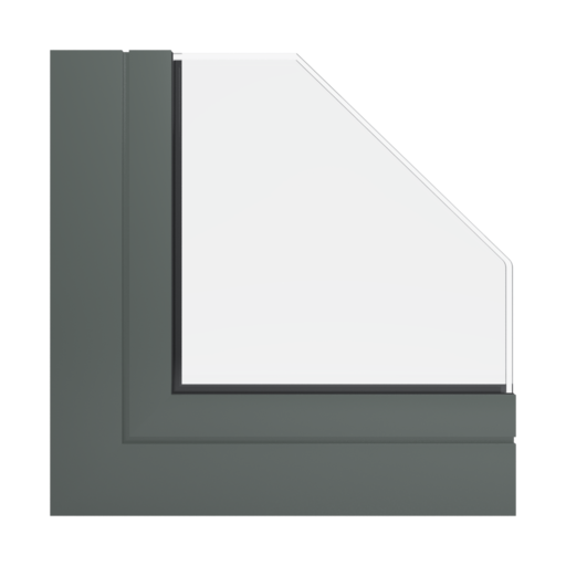 RAL 7010 szary średni okna profile aluprof mb-86-si