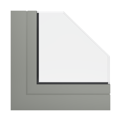 RAL 7030 szary kamienny okna profile aluprof mb-86-si