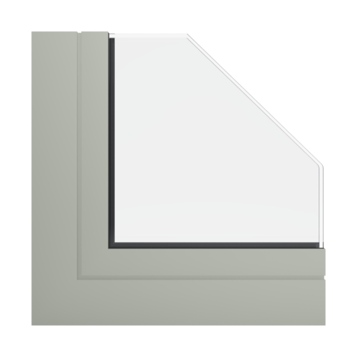 RAL 7032 szary beżowy okna profile aliplast genesis-75