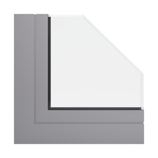 RAL 7036 szary platynowy okna profile aluprof mb-77-hs