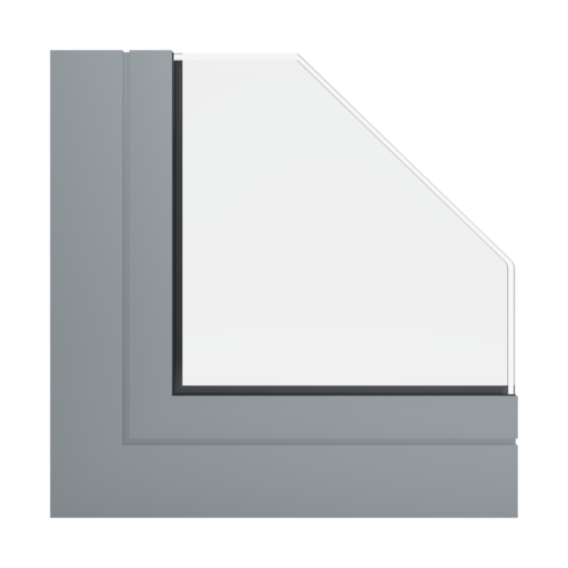 RAL 7042 szary drogowy A okna profile-okienne aliplast genesis-75