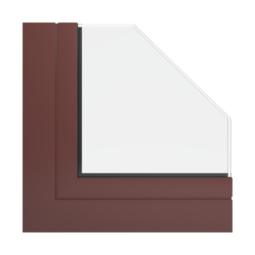 RAL 8015 kasztanowy okna profile aliplast genesis-75