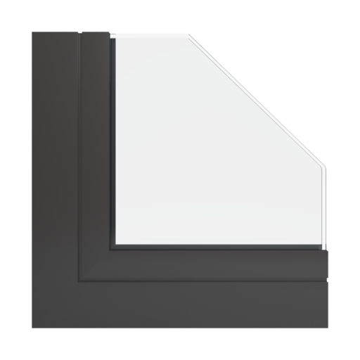 RAL 8019 brązowy szary okna profile aluprof mb-77-hs