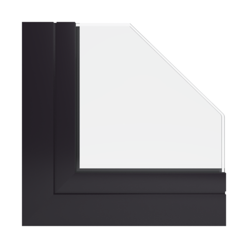 RAL 8022 brązowy czarny okna profile aluprof mb-86-si