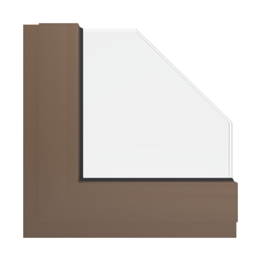 RAL 8025 brązowy blady okna kolory aluminium-ral ral-8025 interior