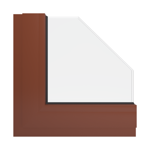 Okna Kolory Aluminium RAL 8029 perłowy miedziany Wewnętrzny
