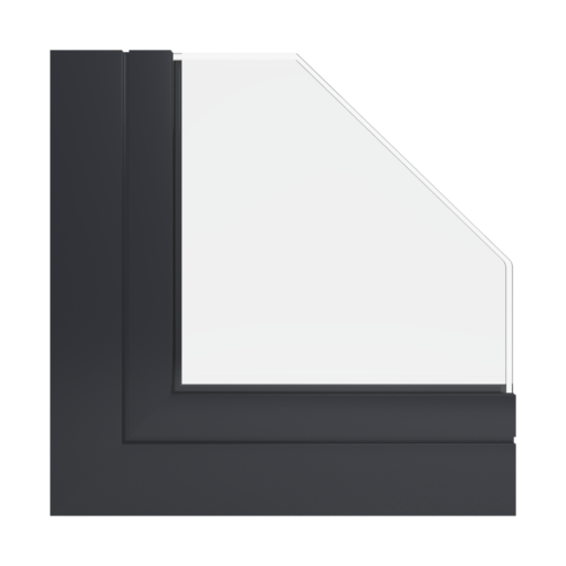 RAL 9004 czarny sygnałowy okna profile-okienne aluprof mb-86-si