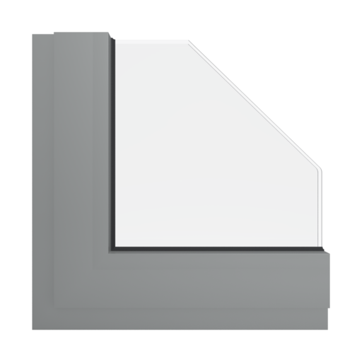 RAL 9007 szare aluminium okna kolory aluminium-ral ral-9007 interior