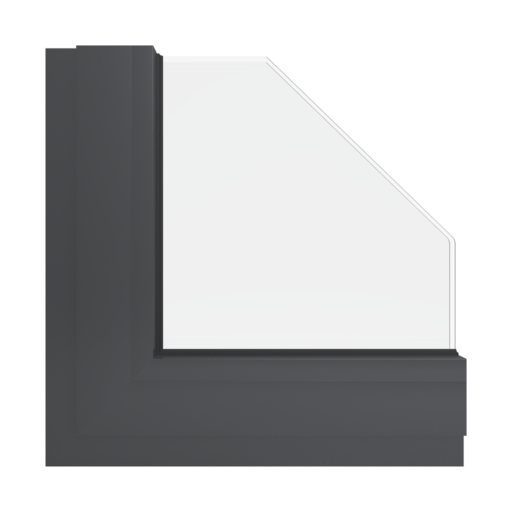 RAL 9011 czarny grafitowy okna kolory aluminium-ral ral-9011 interior